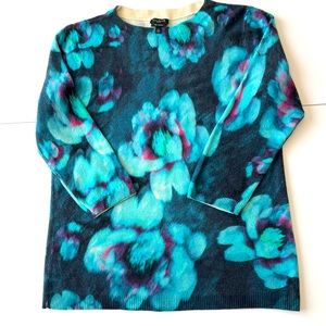 Muti color cashmere sweater, Talbot’s Petite Large